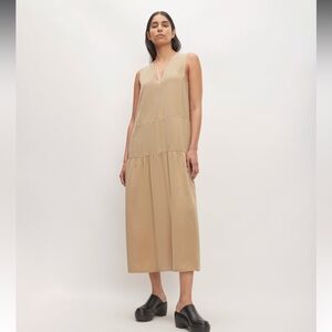 Everlane TENCEL™ V-Neck Dress Size XL